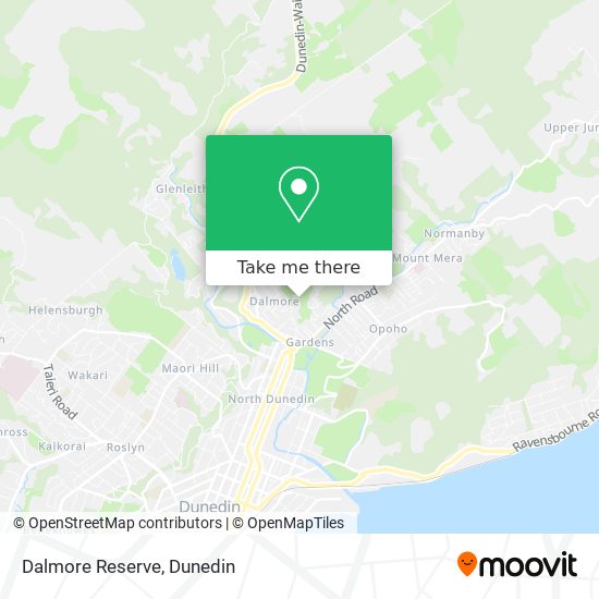 Dalmore Reserve map