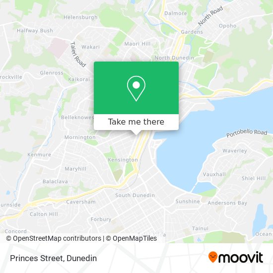 Princes Street map