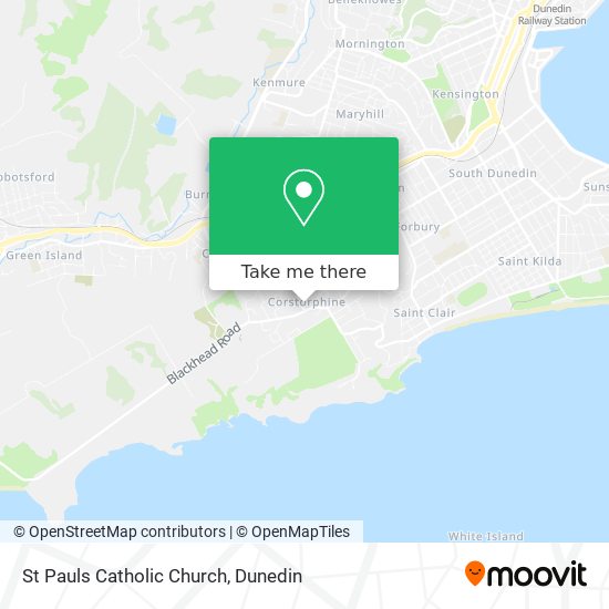 St Pauls Catholic Church map