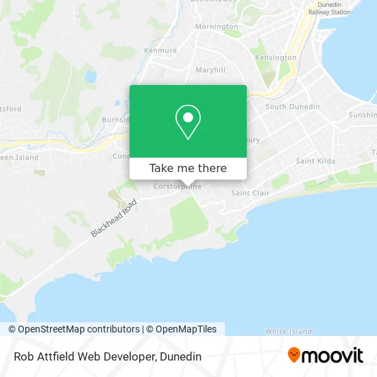 Rob Attfield Web Developer map