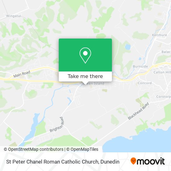 St Peter Chanel Roman Catholic Church map