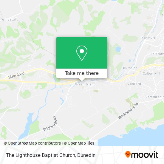 The Lighthouse Baptist Church map