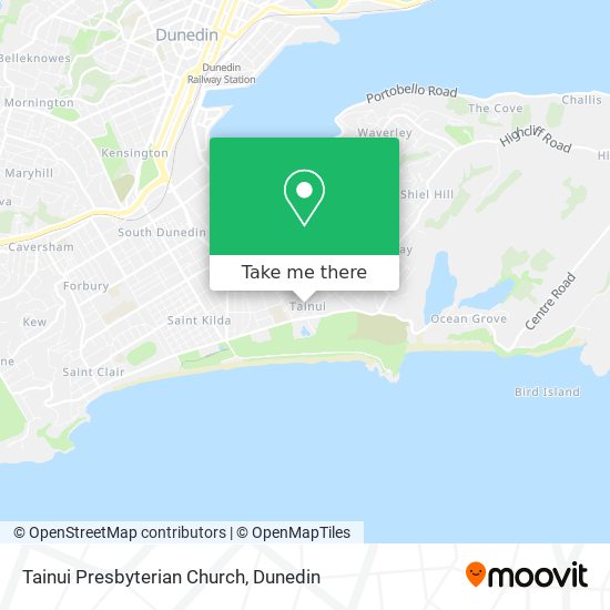 Tainui Presbyterian Church map