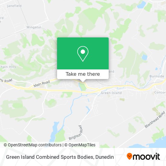 Green Island Combined Sports Bodies map