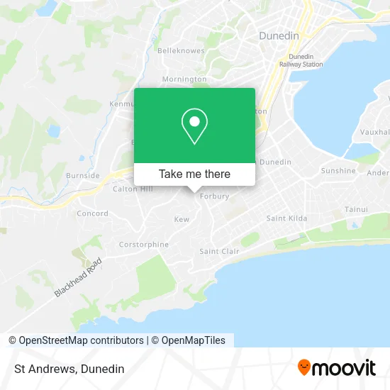 St Andrews map