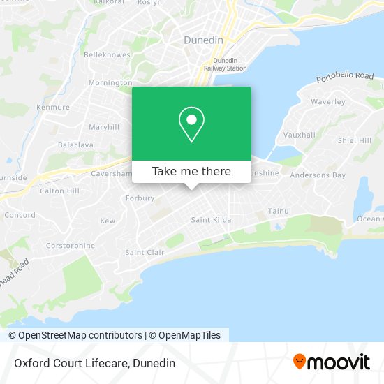 Oxford Court Lifecare map
