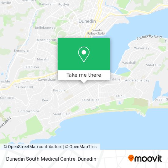 Dunedin South Medical Centre map