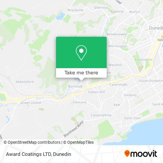 Award Coatings LTD map