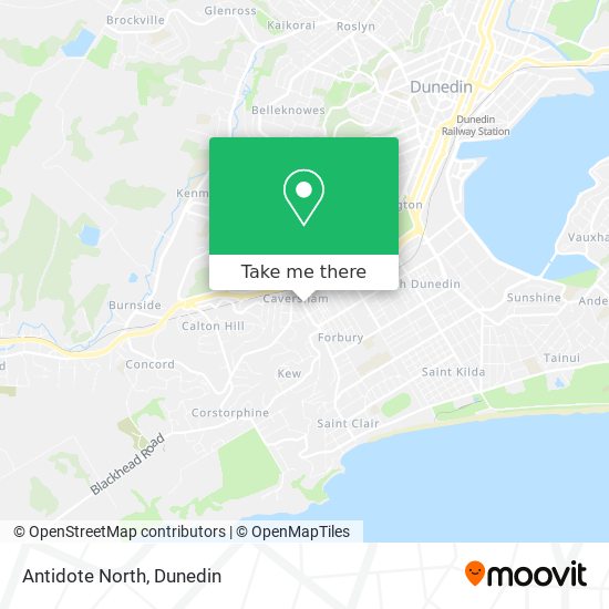 Antidote North map