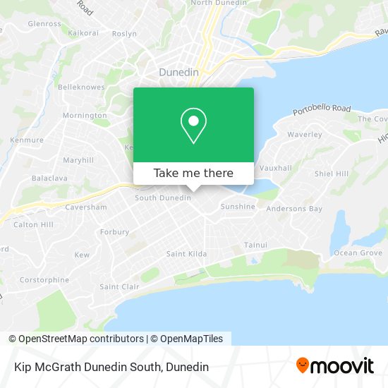 Kip McGrath Dunedin South map