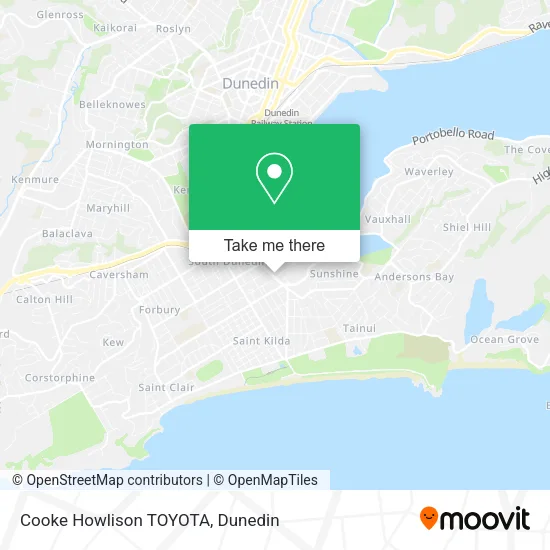 Cooke Howlison TOYOTA map