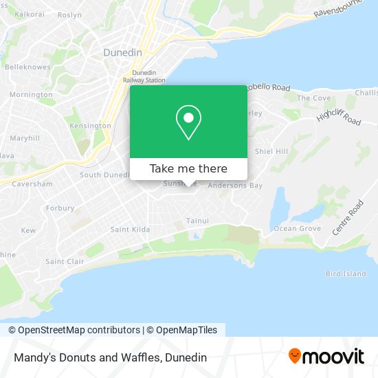 Mandy's Donuts and Waffles map