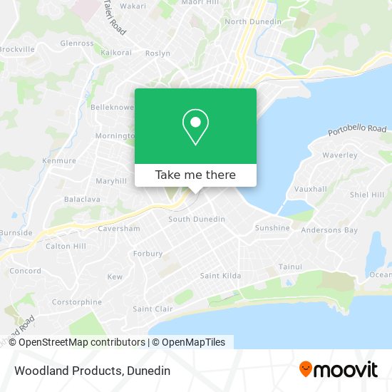 Woodland Products map