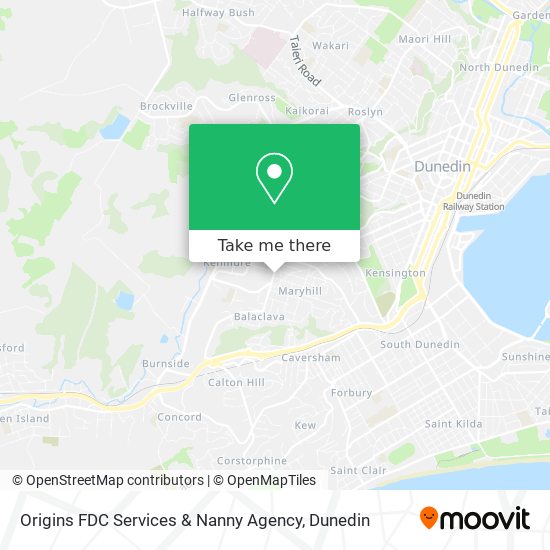 Origins FDC Services & Nanny Agency map