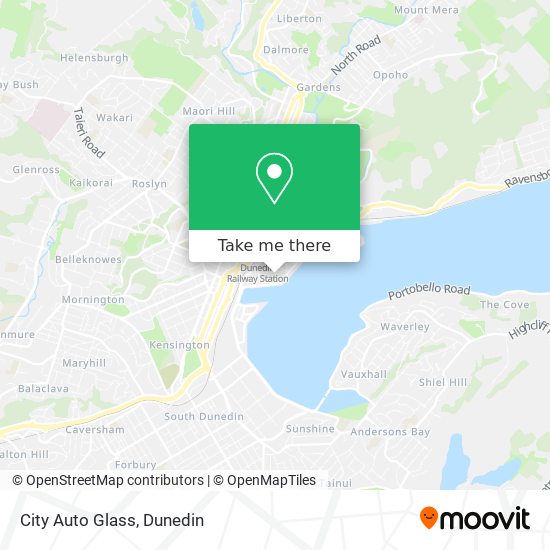 City Auto Glass map