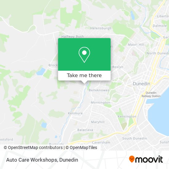 Auto Care Workshops map