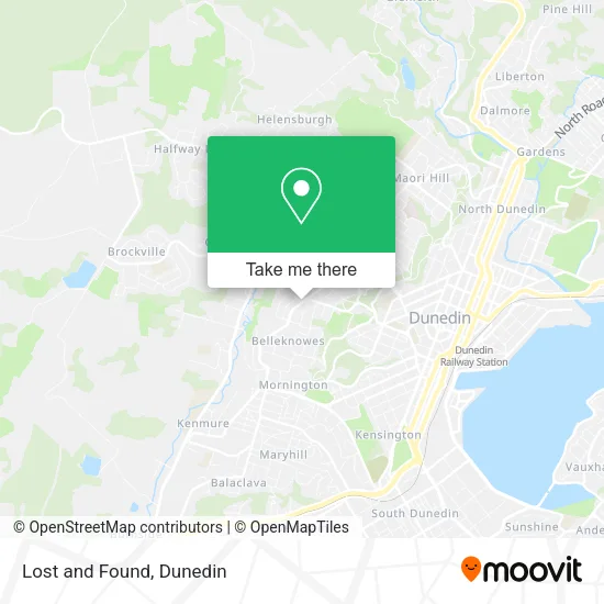Lost and Found map