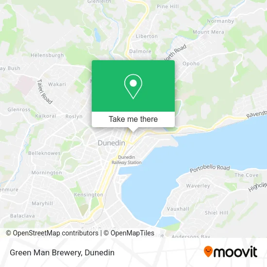 Green Man Brewery map