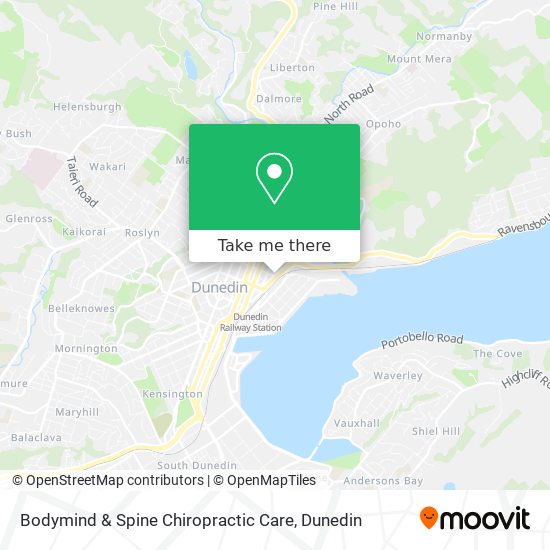 Bodymind & Spine Chiropractic Care map