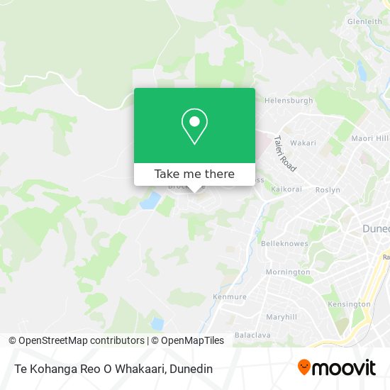 Te Kohanga Reo O Whakaari map