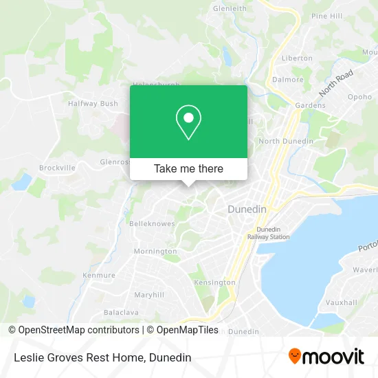 Leslie Groves Rest Home map