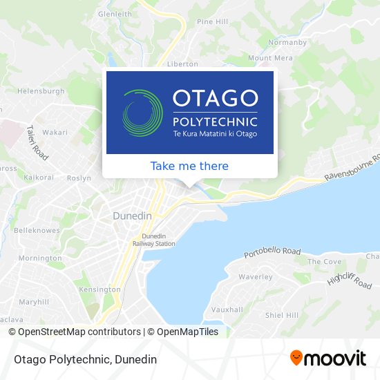 Otago Polytechnic map