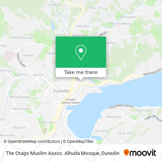 The Otago Muslim Assoc. Alhuda Mosque map