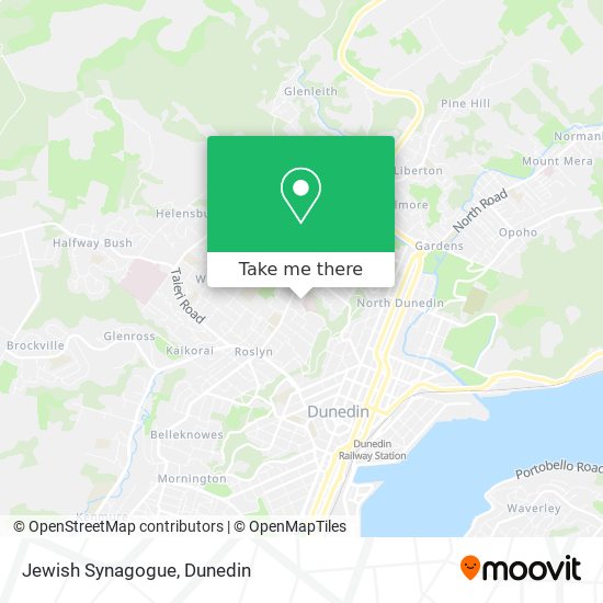 Jewish Synagogue map