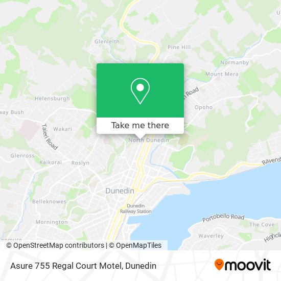 Asure 755 Regal Court Motel map