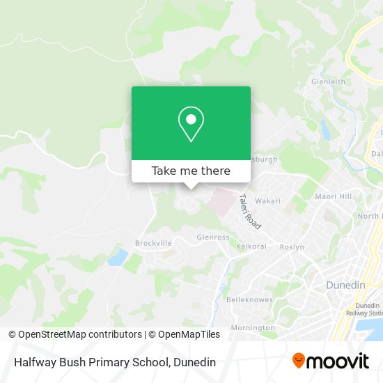 Halfway Bush Primary School map