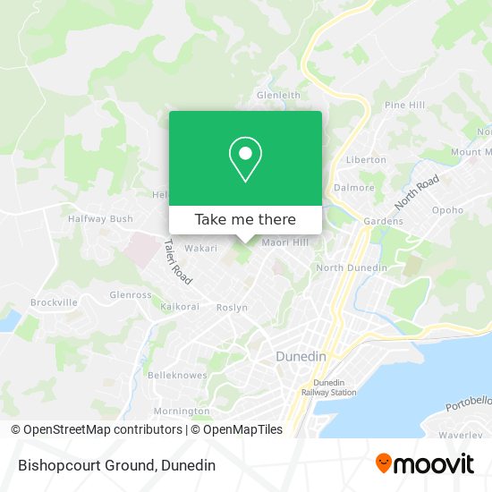 Bishopcourt Ground map