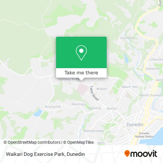 Waikari Dog Exercise Park map