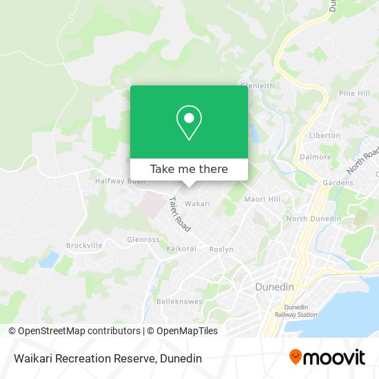 Waikari Recreation Reserve map