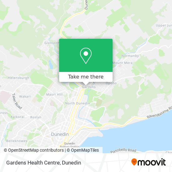 Gardens Health Centre map