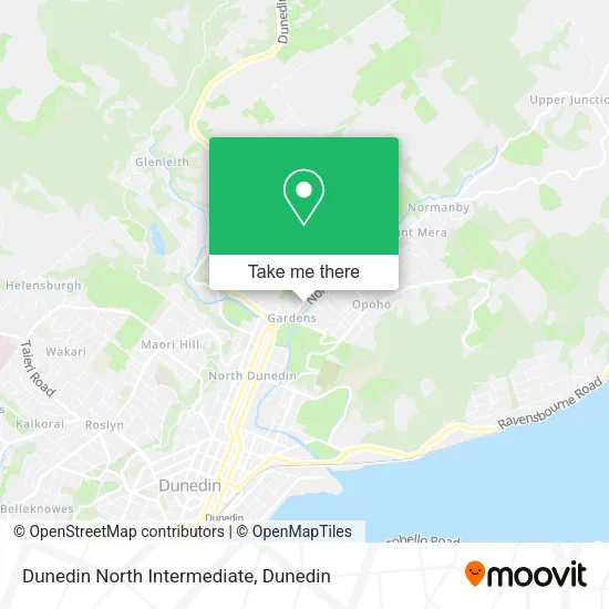 Dunedin North Intermediate map