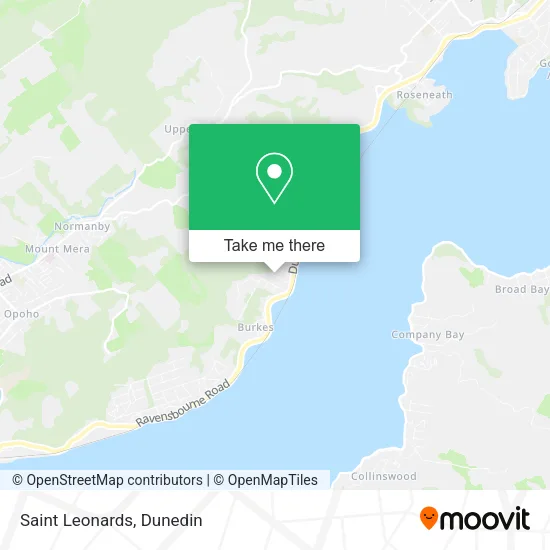 Saint Leonards map