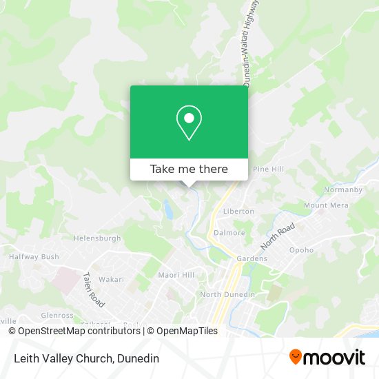 Leith Valley Church map