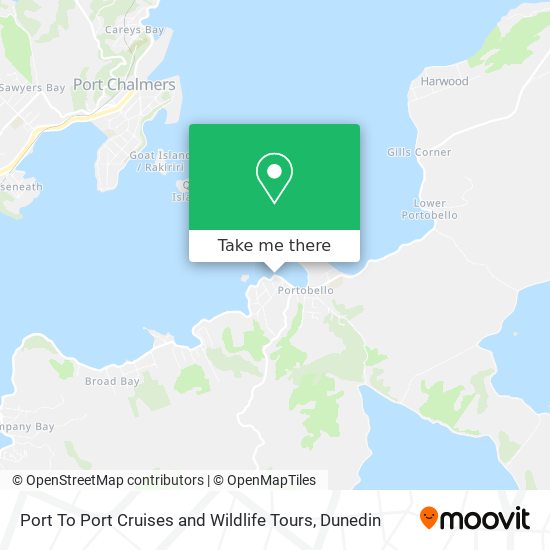 Port To Port Cruises and Wildlife Tours map
