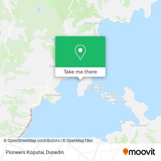 Pioneers Koputai map