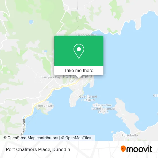 Port Chalmers Place map