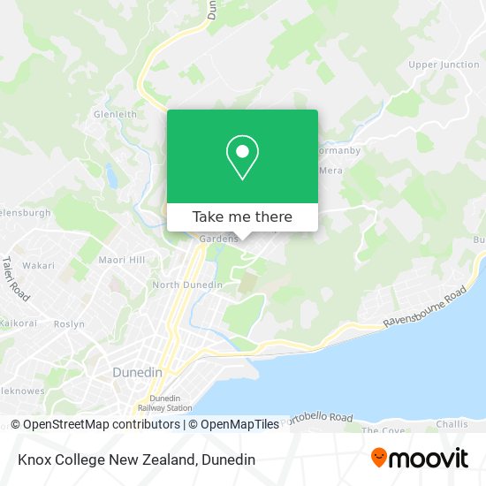 Knox College New Zealand地图