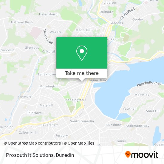 Prosouth It Solutions map