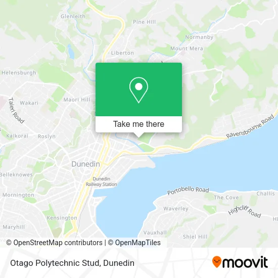 Otago Polytechnic Stud map