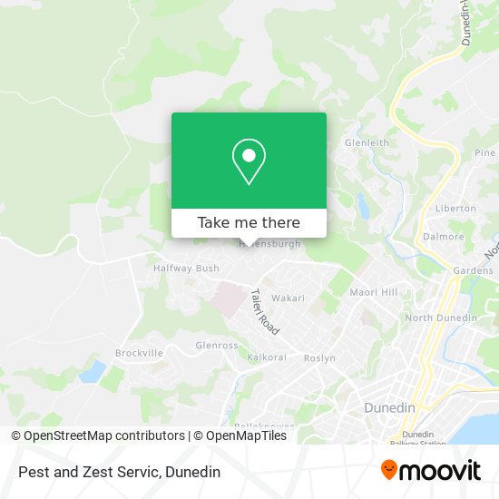 Pest and Zest Servic map