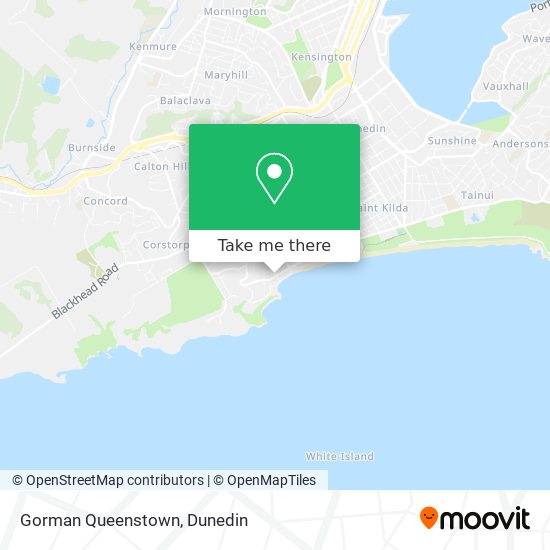 Gorman Queenstown map