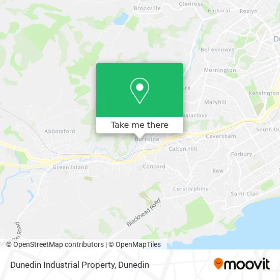 Dunedin Industrial Property map
