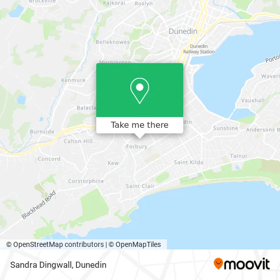 Sandra Dingwall map