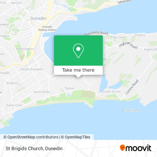 St Brigids Church map