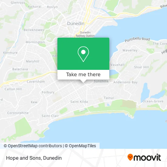 Hope and Sons map