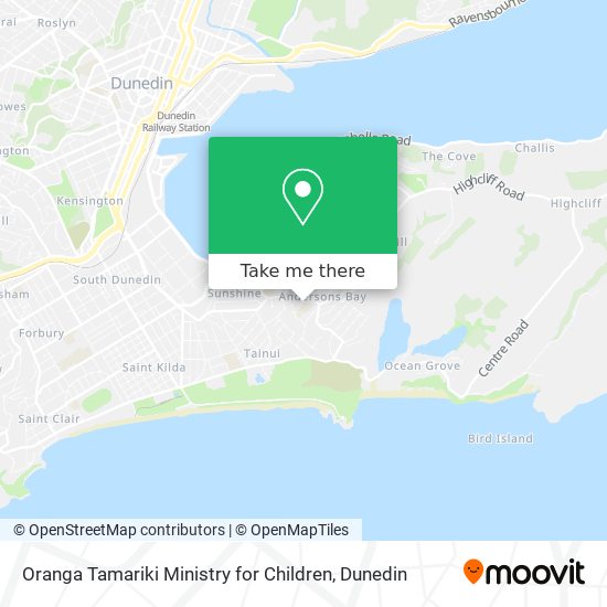 Oranga Tamariki Ministry for Children map